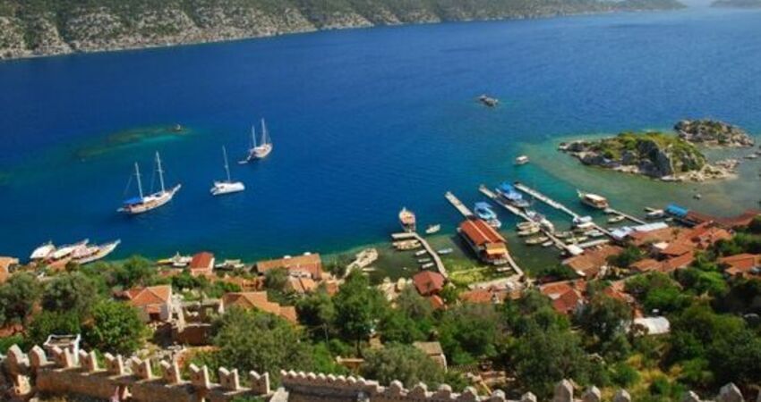 Antalya Cikisli Demre Kekova Simena Kalesi Batiksehir Yat Turu